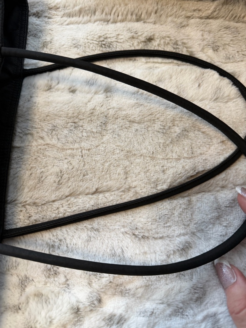 Prada Black Nylon Tote with Leather Trim - Picture 13 of 15